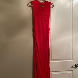 Athleta ribbed maxi dress